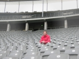 Im Olympiastadion Berlin